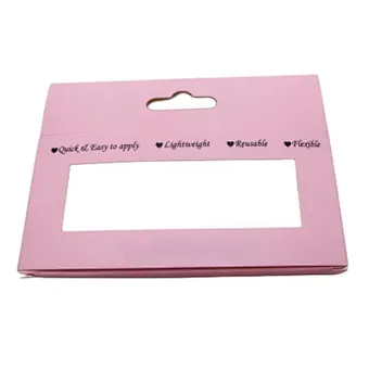 Foldable Retail Package Box with Window Plastic Tray Insert Hook Custom Logo
