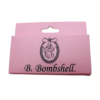 Foldable Retail Package Box with Window Plastic Tray Insert Hook Custom Logo